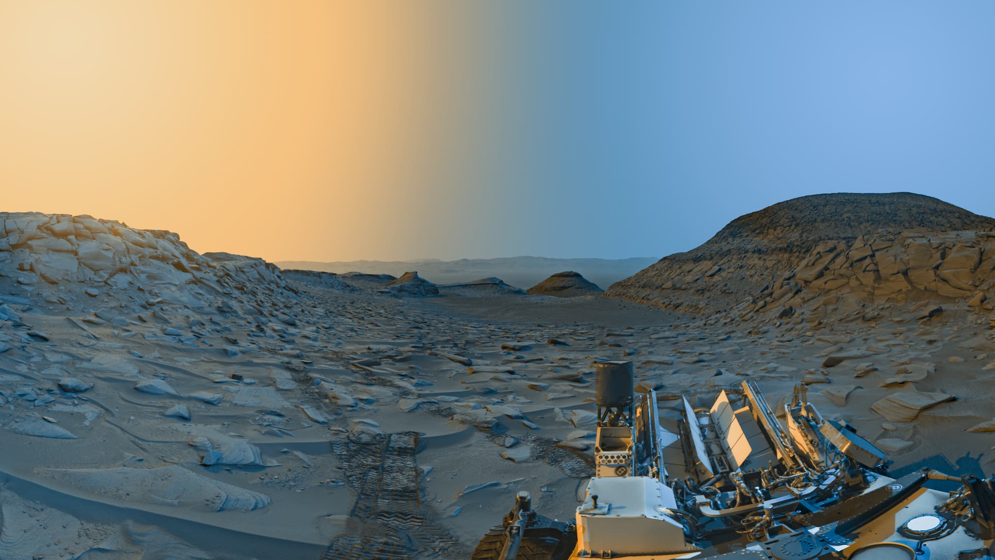 , La Nasa dévoile une photo majestueuse de la planète Mars capturée par Curiosity