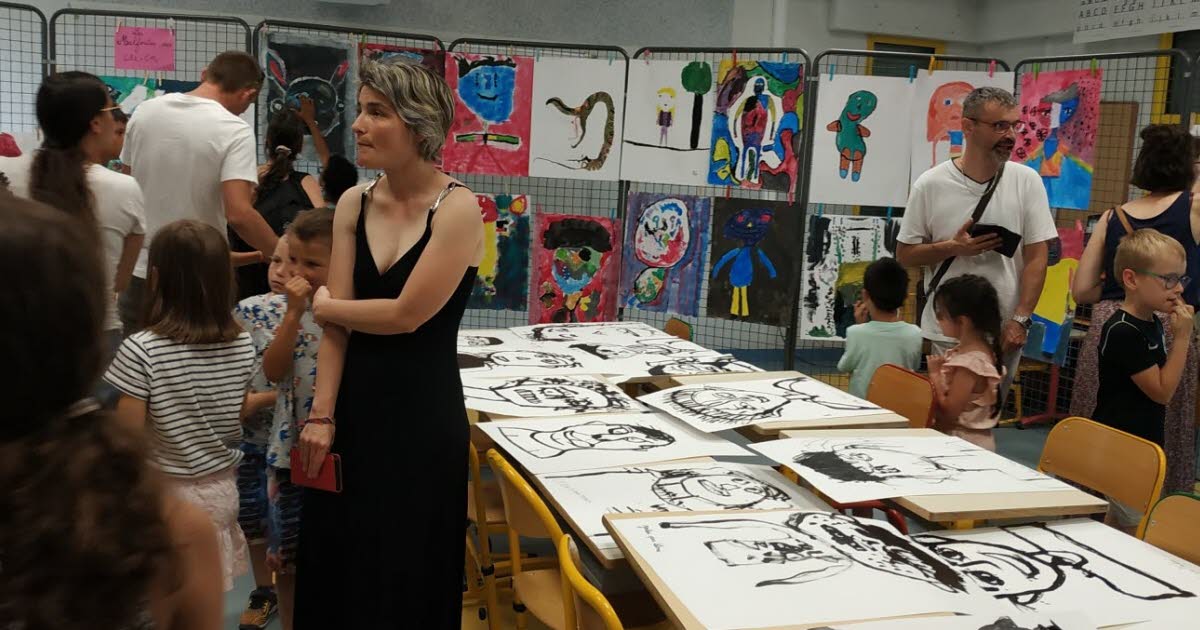 , Saint-Étienne-du-Bois Médiation artistique : les élèves ont présenté leurs œuvres