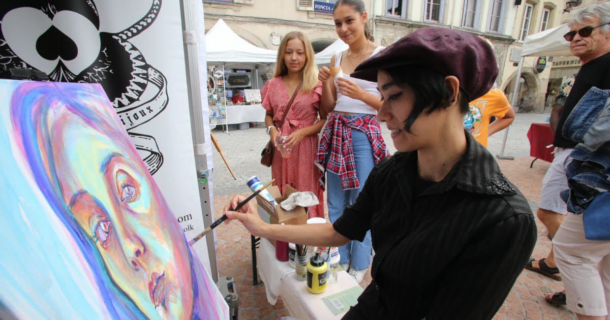 , Vosges Épinal : l’été sera artistique sur la place des Vosges avec l’association d’artistes amateurs Pigment’T