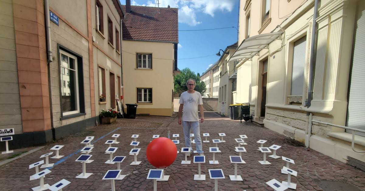 , Moselle Une installation artistique éphémère dans les rues de Bitche