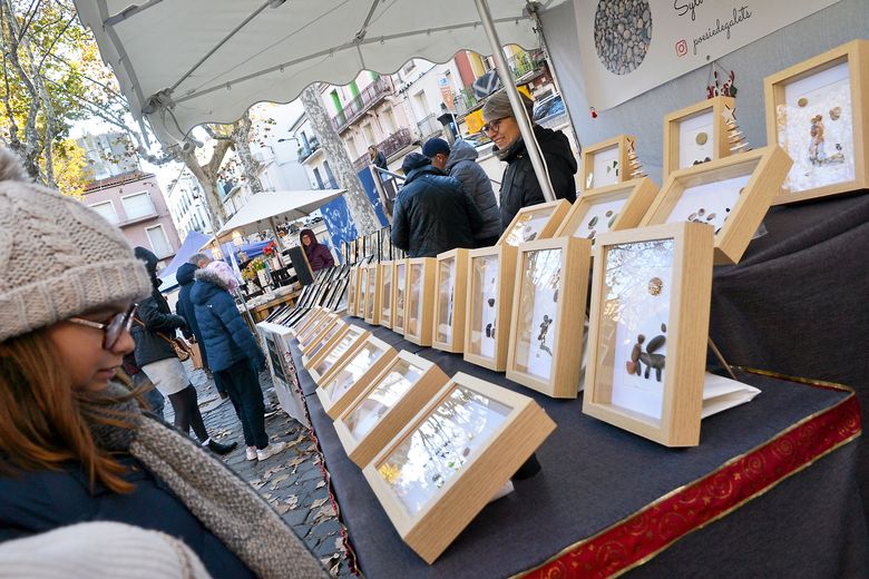 , À Sète, le marché des créateurs en photos : des idées de cadeaux de Noël en pagaille