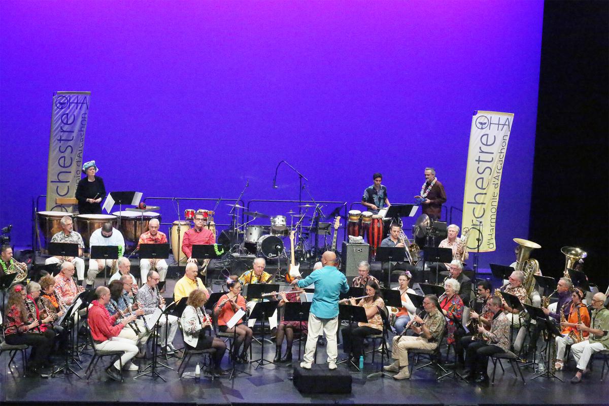 , Arcachon : L’Orchestre d’Harmonie a créé une ambiance Caraïbes pour fêter la fin de l’année