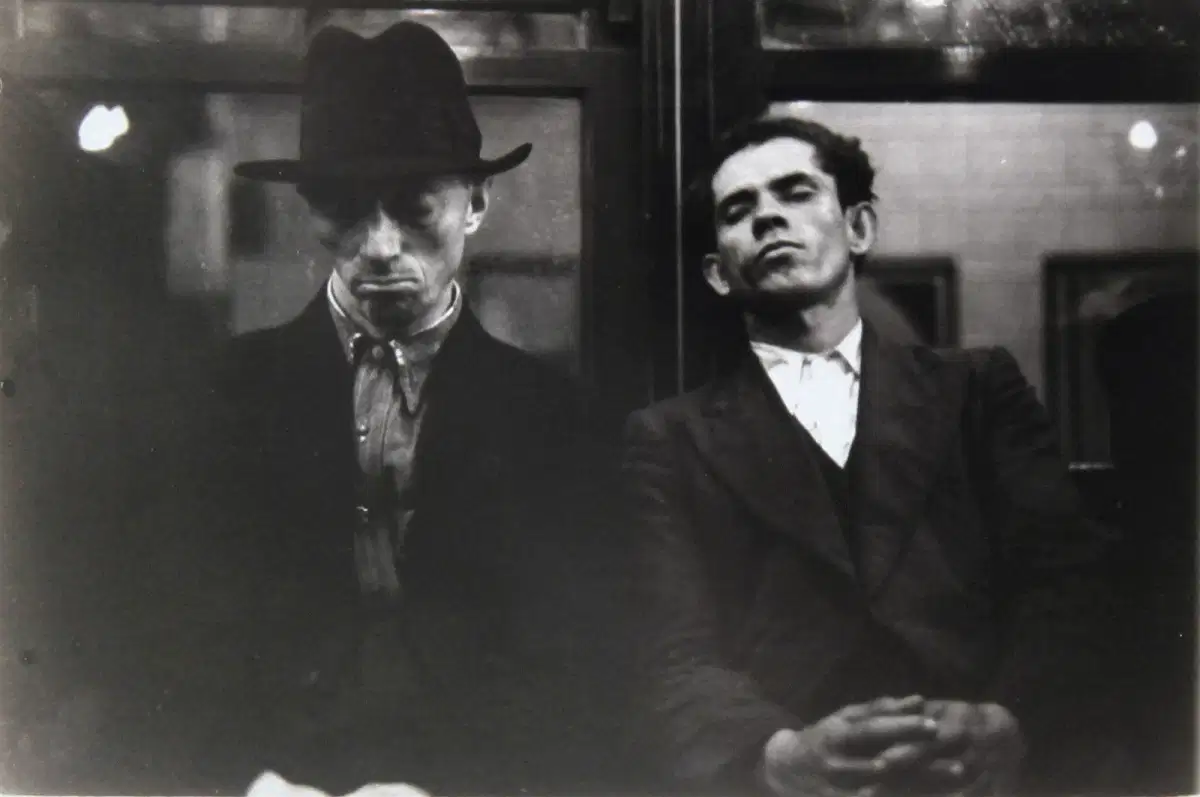 Sans titre [Passagers dans le métro], New York, 1938-1941.