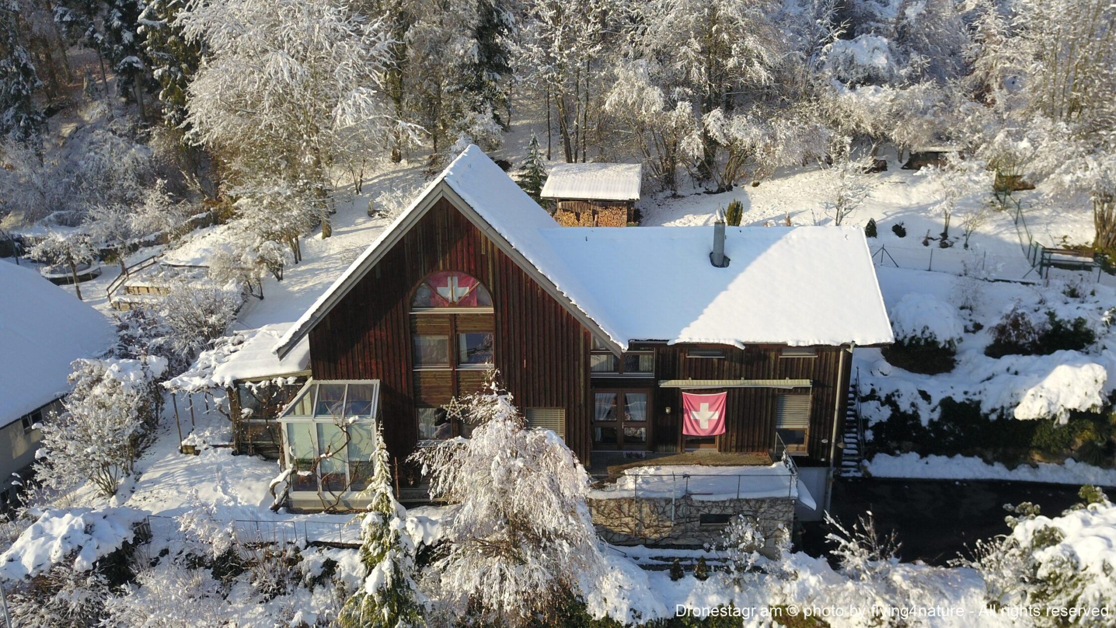 , L’hiver en Suisse – Photographie par drone